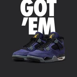 New Air Jordan 4s - Laker Colors size 14