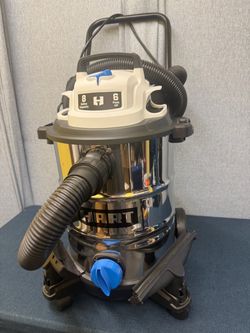 HART 8 Gallon 6 Peak HP Wet Dry Vacuum Stainless Steel VOC812SW