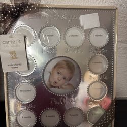 Baby First Year Personalize Frame  And  Whole Heart Wall Decor 