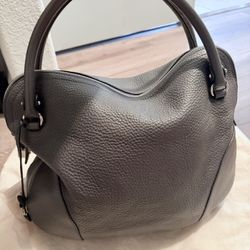 Salvatore Ferragamo Bonaria Satchel Bag Charcoal Gray