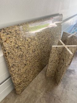 Complete granite dinner table