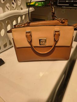 Michael Kors Saffiano Leather Satchel Handbag