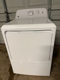 Used like new GE White Front-Load Electric Dryer