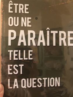 To Be Or Not To Be That Is The Question Q Etre Ou Ne Pas Etre Telle Est La Question Citation Tiree De La Piece Hamlet De Shakespeare For Sale