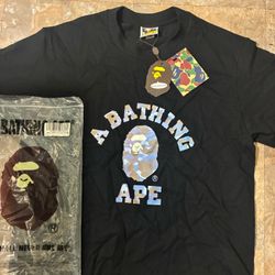 All Black BAPE Shirt 