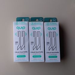 Quip 2- Brush Head Refills  New