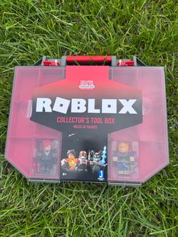 New Roblox Collector's Tool Box Carry Case Holds 32 Figures Virtual Item Code