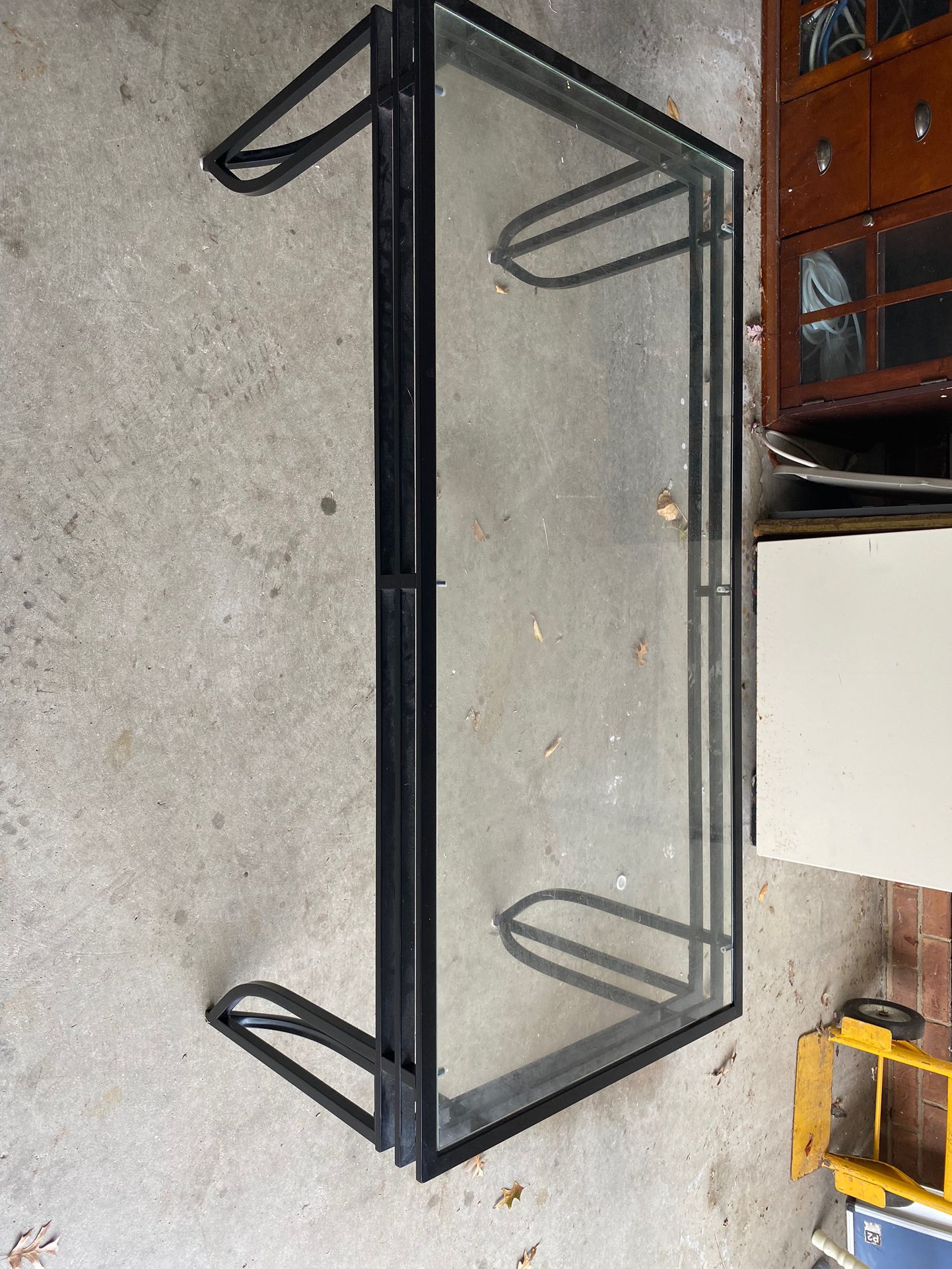 Metal Glass Coffee Table 