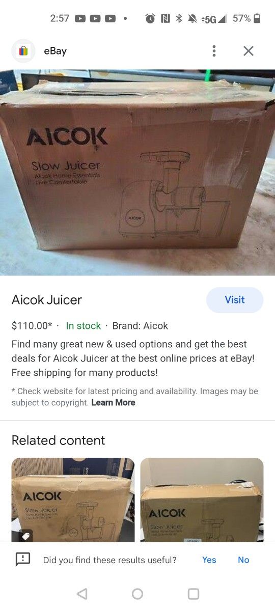 Alcok Slow Juicer