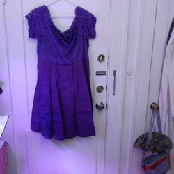 Women's Purple Jam Size 5XL Dress. NEVER. WORN!!!