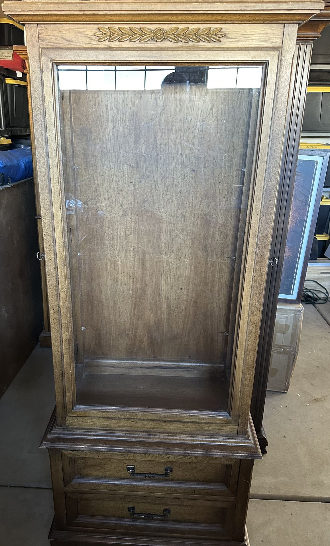 Solid Wood Curio Cabinet
