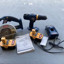 Ryobi Drill And Saw