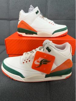 Jordan Retro 3 Solefly Miami Size 9.5