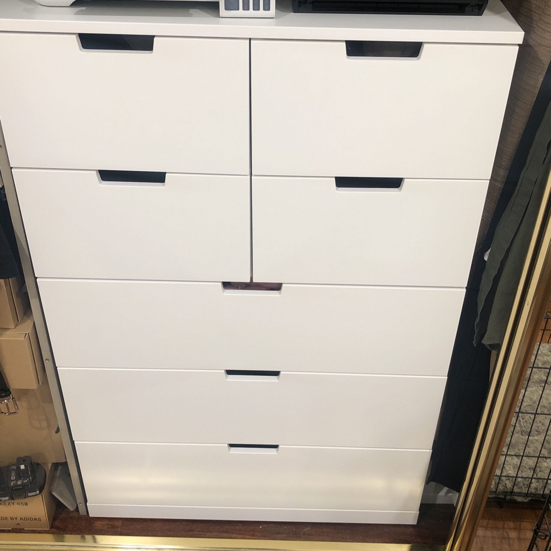 IKEA NORDLI 7-drawer dresser, white, 31 1/2x48 "
