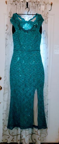 Green Party Dress
