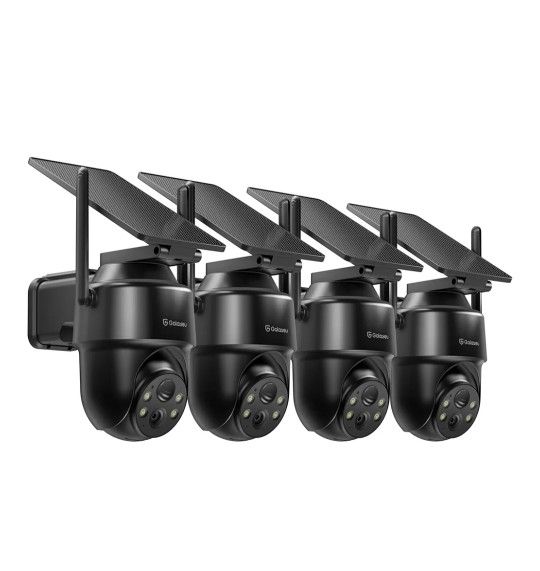 4 Pks Solar Security Cameras
