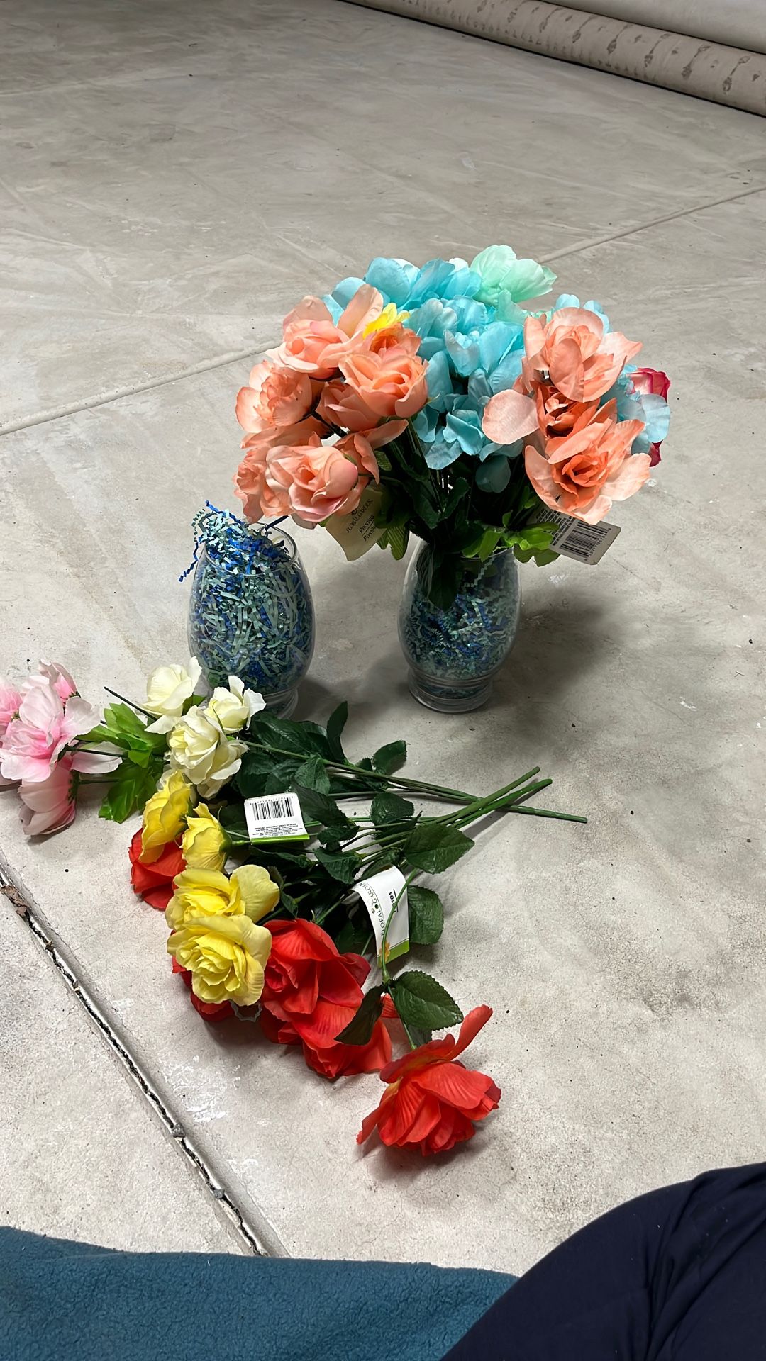 Artificial Flowers And Vases