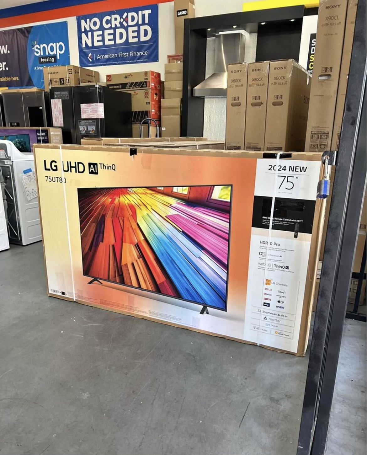 75” LG UT80 4K UHD Smart Tv