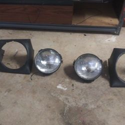 Mazda miata headlights with shrouds