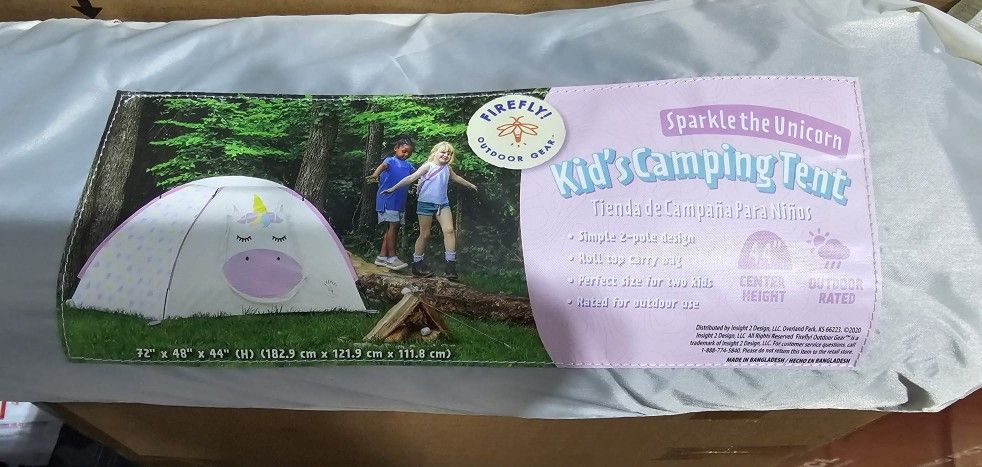 Kid' s Tent And Sleeping Bag