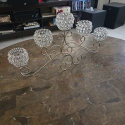 Crystal Gem Candle Holder Center Piece 