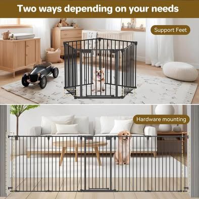 New Black Pet Gate