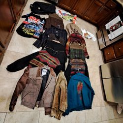 Big Lot Of Old Jacket And Nascar T-shirts 