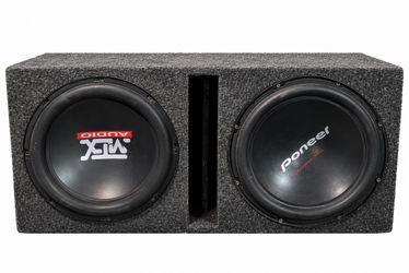 2 12” subwoofers