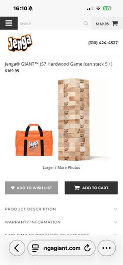 Jenga Giant blocks