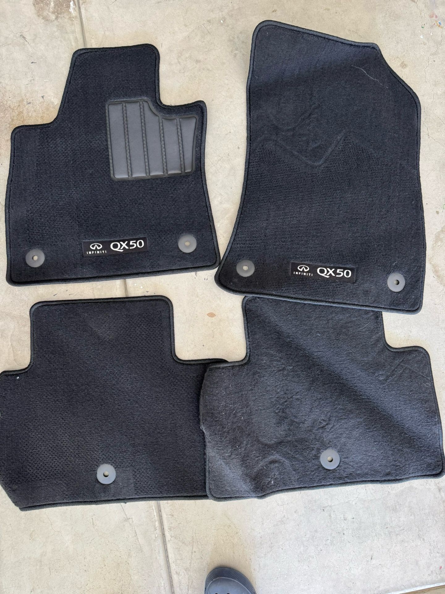 2019-2024 INFINITI QX50 FLOOR MAT CARPET COVER SET X 4 OEM
