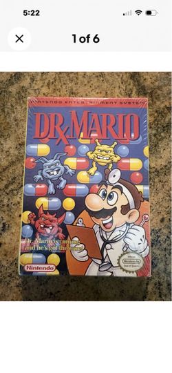 Totally sealed new Nintendo Dr Mario video game