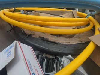 Yellow Flexible Tubing gas pipe
