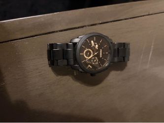 Fossil black watch