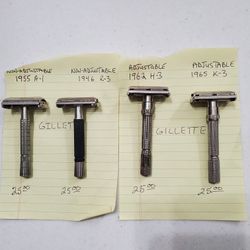 Antique Gillette Safety Razors