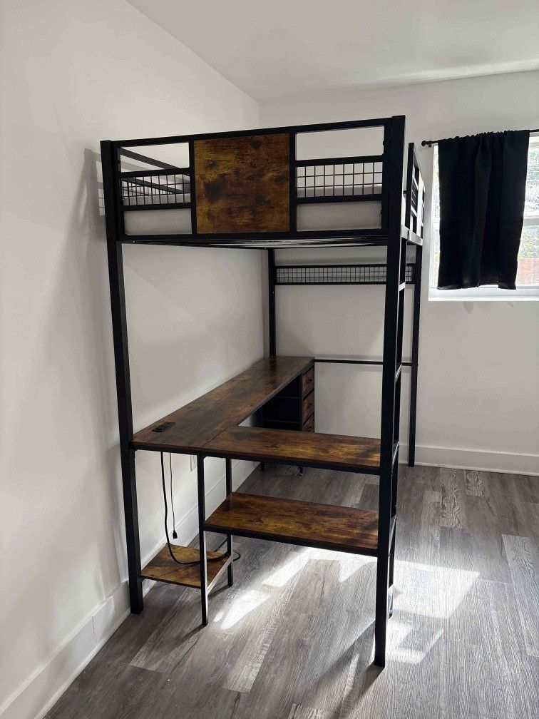 Free Bed With Mattress Queen And Desk