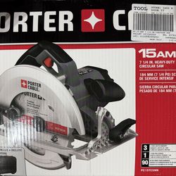 (Brand NEW!) Porter Cable 15AMP 7 1/4 IN. HEAVY-DUTY CIRCULAR SAW