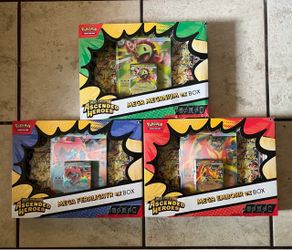Pokémon Mega Evolution Ascended Heroes ex Box Set of 3