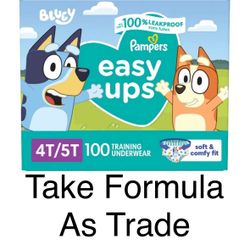 Easy Ups- Pull Ups- Training Underwear Size 4/5T