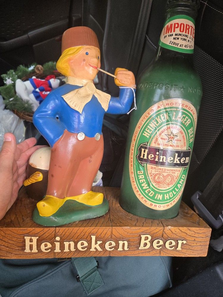 Vintage 1970s Heineken Bar Display 