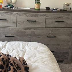 Ashley’s Grey Dresser. 