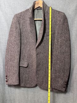 Harris Tweed Women’s Hand Woven Jacket Size 10 Missing Front Button