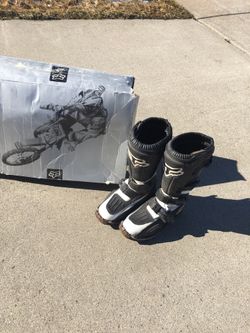 Motorcycle dirt or motorcross boots