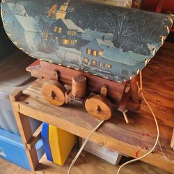 Vintage wagon lamp.