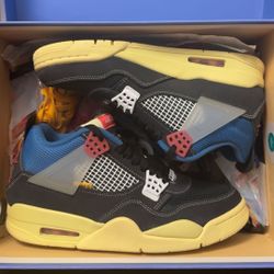 Jordan 4 Union Noir Size 9.5
