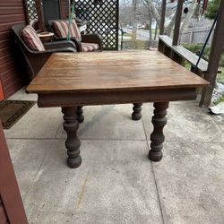 Solid Oak Farm Table