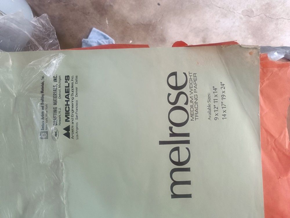 19" X 24" Melrose Tracing Paper