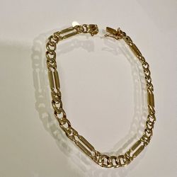 🎁 Timeless 14kt Yellow Gold Monaco Bracelet 11.5 Grams