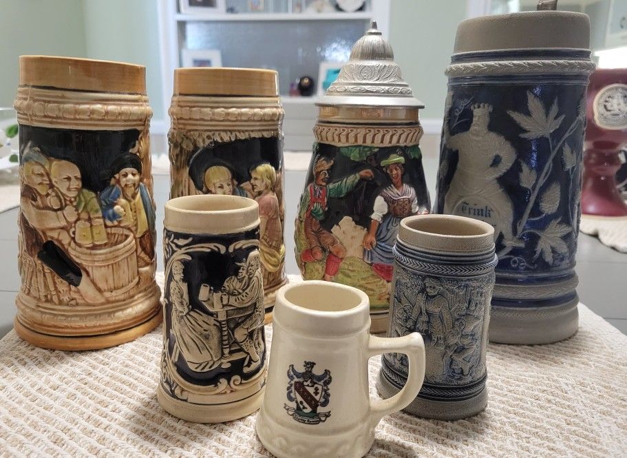 Assorted Steins