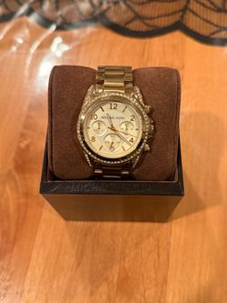 Michael Kors Gold-Tone Chronograph Watch