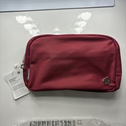 Red Lululemon Belt Bag
